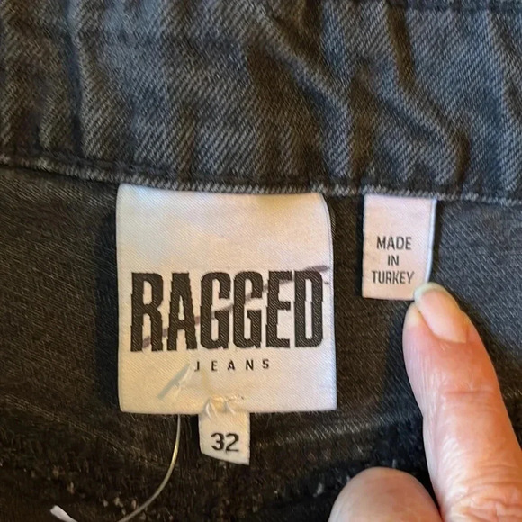 Ragged ORGANIC BUTT CUT JEAN CHARCOAL, NWOT - Picture 16 of 17